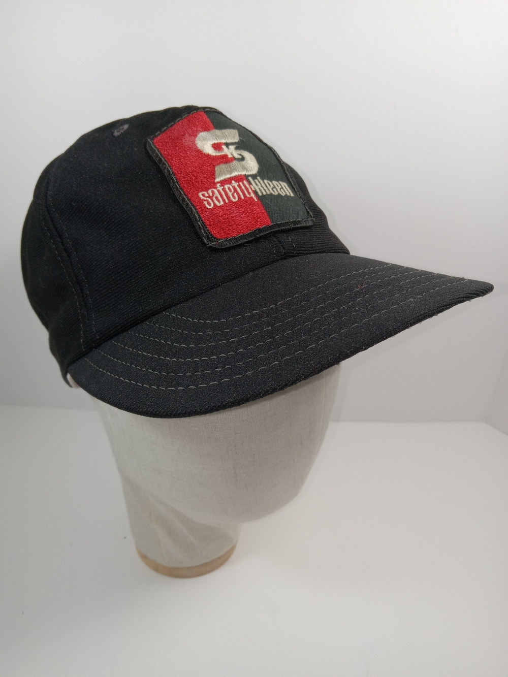 Vtg Black Safety Kleen Patch Cap - Men’s Casual Baseball Hat